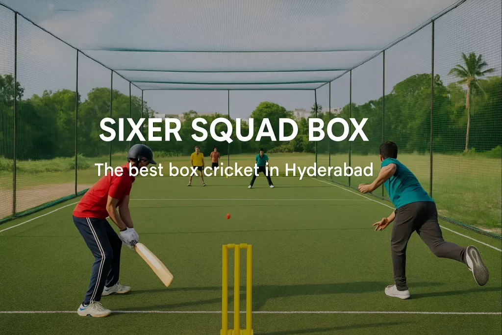 “close-up cricket action from VIP premium seating area